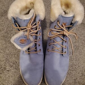 Baby Blue Timberland Boots